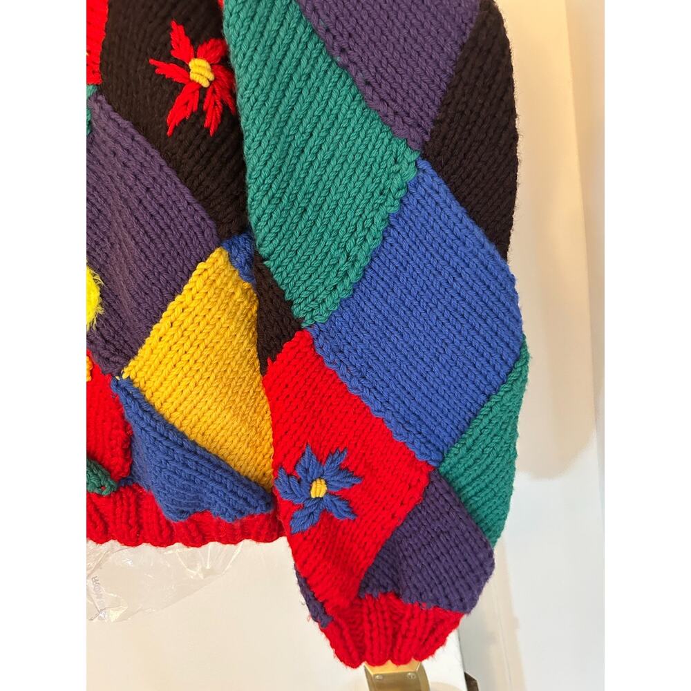 ERL PATCHWORK SWEATER SIZE MEDIUM NWT - image 7